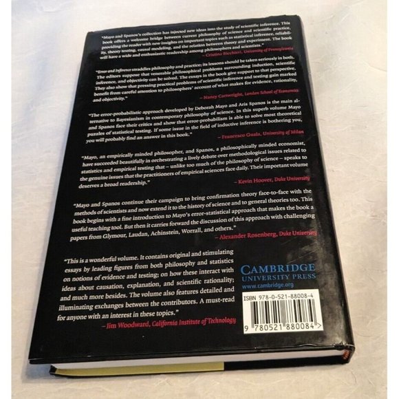 Error and Inference Science Experimental Reasoning Aris Spanos Hardcover Mayo - Picture 2 of 11